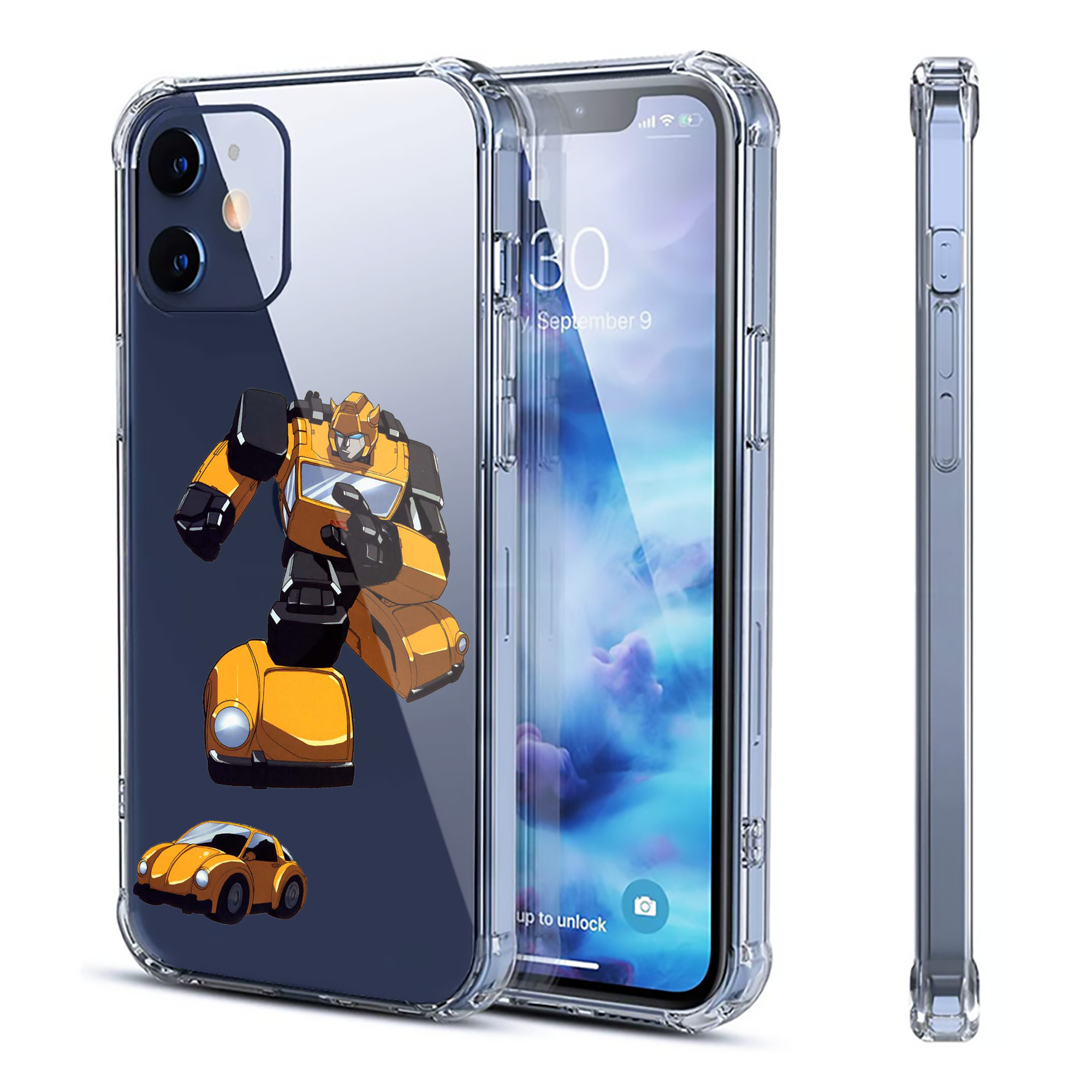（画像用）  【iPhone 12シリーズ対応】透明スマホケース（クリアソフトケース）